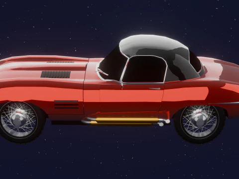 JAGUAR E TYPE 38 HARD TOP 3D Model