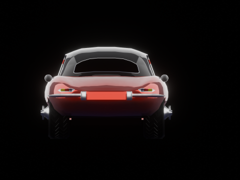 JAGUAR E TYPE 38 HARD TOP 3D Model