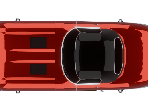 JAGUAR E TYPE 38 HARD TOP 3D Model