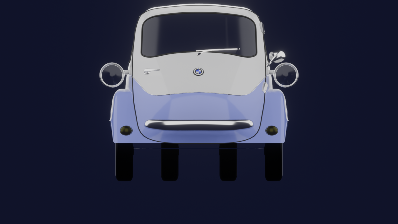 ISETTA 1962 3D Model .c4d .max .obj .3ds .fbx .stl .blend 