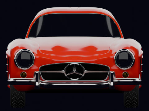 MERCEDES 300 SL 3D Model