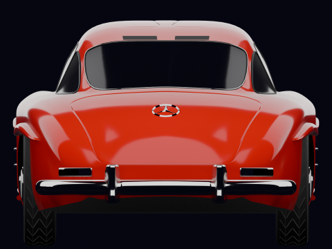 MERCEDES 300 SL 3D Model