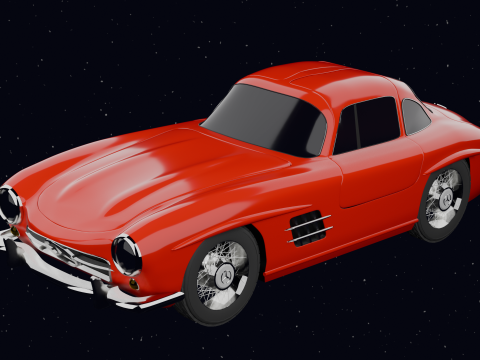 MERCEDES 300 SL 3D Model