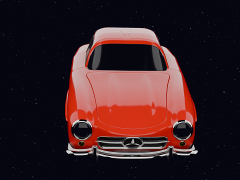 MERCEDES 300 SL 3D Model
