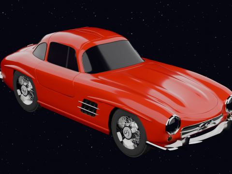MERCEDES 300 SL 3D Model