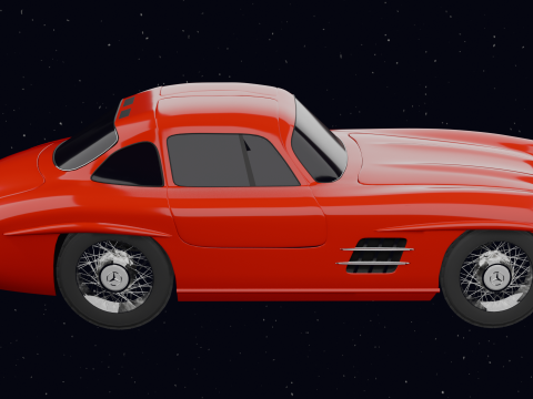 MERCEDES 300 SL 3D Model