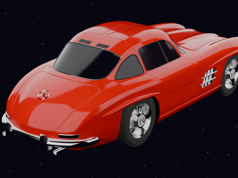 MERCEDES 300 SL 3D Model