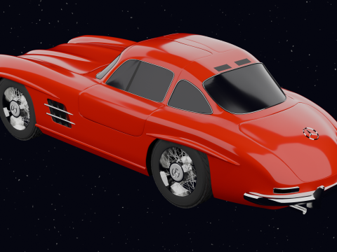 MERCEDES 300 SL 3D Model