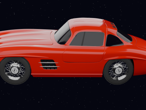 MERCEDES 300 SL 3D Model
