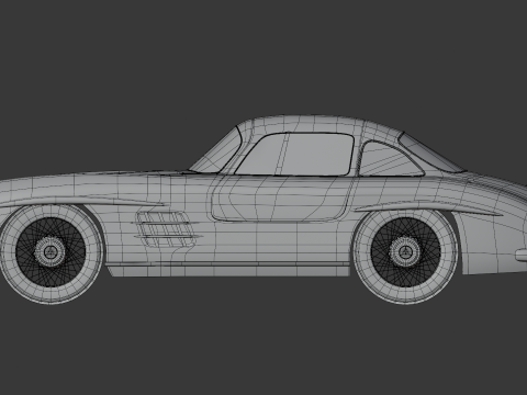 MERCEDES 300 SL 3D Model