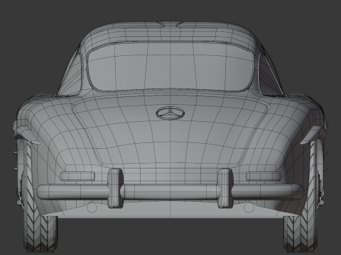 MERCEDES 300 SL 3D Model