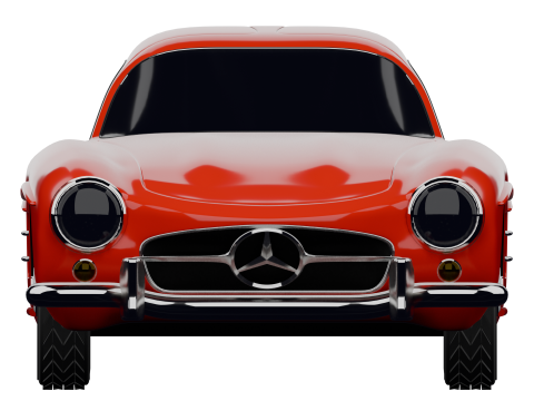 MERCEDES 300 SL 3D Model