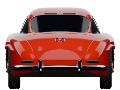 MERCEDES 300 SL 3D Model