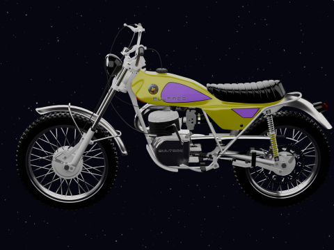 BULTACO LOBITO 74 3D Model