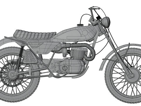 BULTACO LOBITO 74 3D Model
