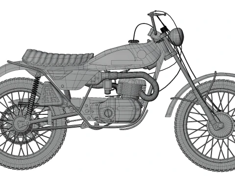 BULTACO LOBITO 74 3D Model