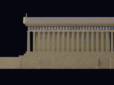 PARTHENON Modello 3D