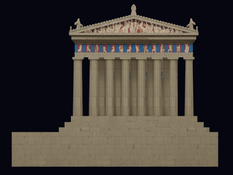 PARTHENON Modello 3D