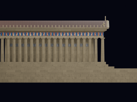 PARTHENON Modello 3D