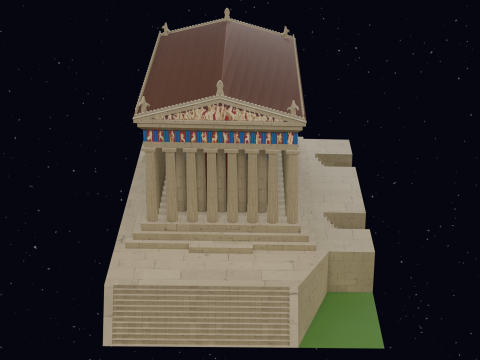 PARTHENON Modello 3D