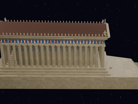 PARTHENON Modello 3D