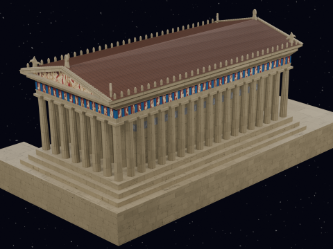 PARTHENON Modello 3D