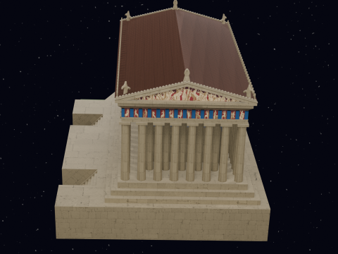 PARTHENON Modello 3D