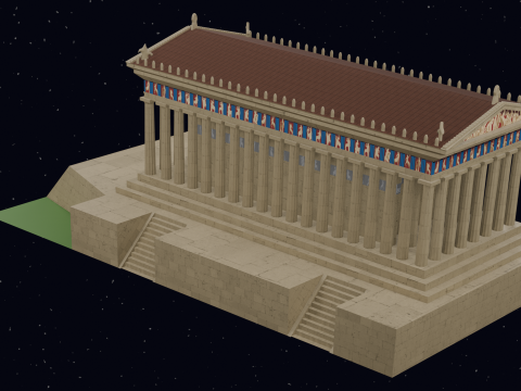PARTHENON Modello 3D