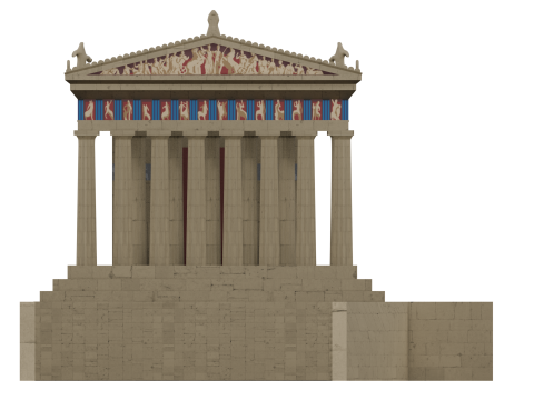 PARTHENON Modello 3D