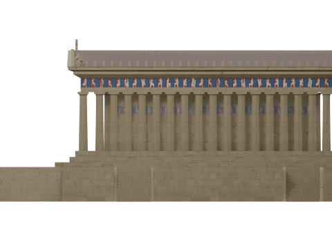PARTHENON Modello 3D