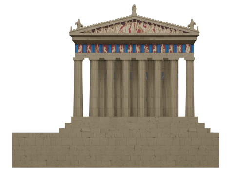 PARTHENON Modello 3D