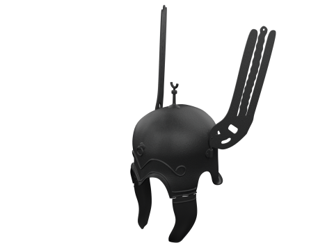 CELTIBERIAN HELMET WINGS 3D Model