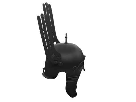 CELTIBERIAN HELMET WINGS 3Dモデル