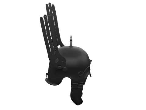 CELTIBERIAN HELMET WINGS 3D Model