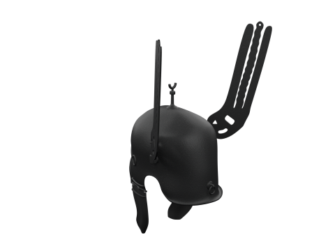 CELTIBERIAN HELMET WINGS 3Dモデル