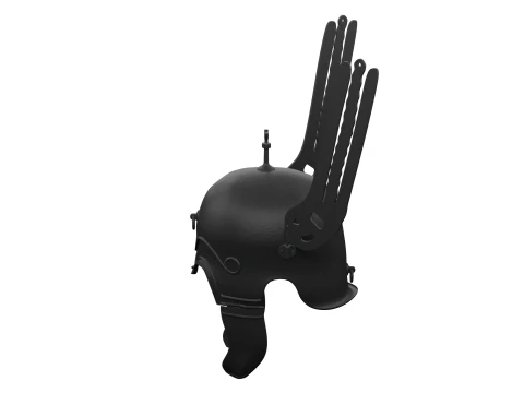 CELTIBERIAN HELMET WINGS 3D Model