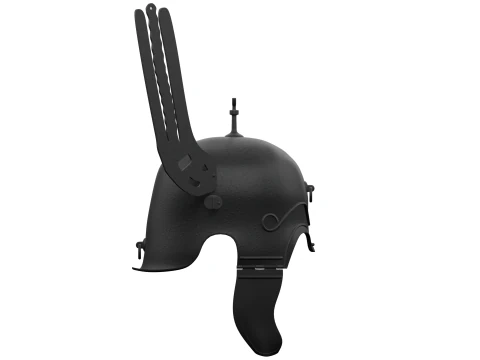 CELTIBERIAN HELMET WINGS 3D Model