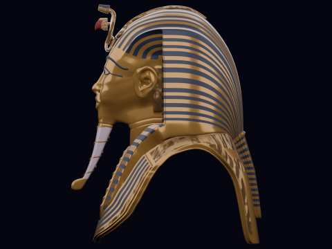 TUTANKAMON MASK 3D Model