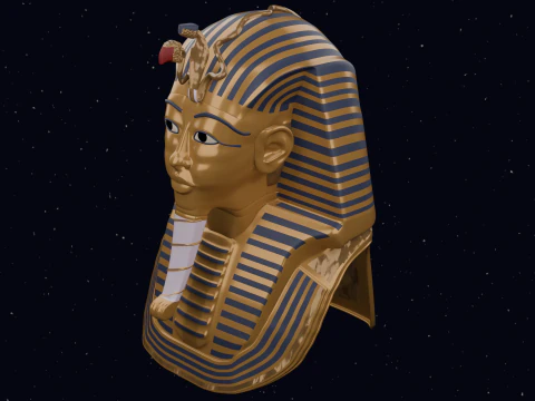 TUTANKAMON MASK 3D Model