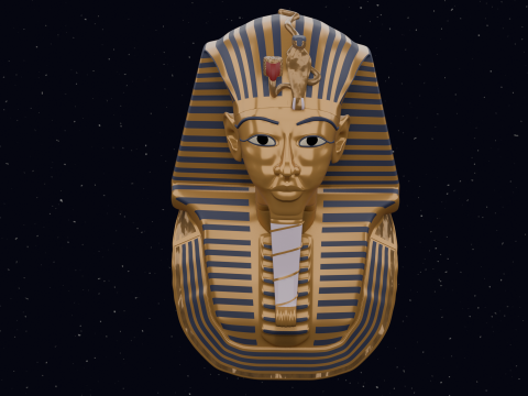 TUTANKAMON MASK 3D Model