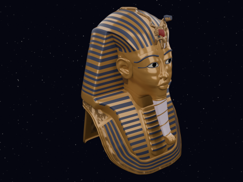 TUTANKAMON MASK 3D Model