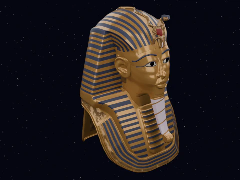 TUTANKAMON MASK 3D Model