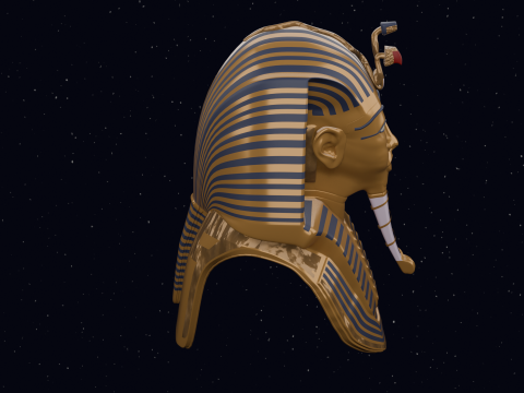 TUTANKAMON MASK 3D Model