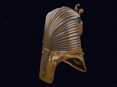 TUTANKAMON MASK 3D Model