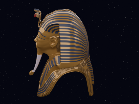TUTANKAMON MASK 3D Model