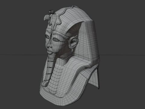 TUTANKAMON MASK 3D Model