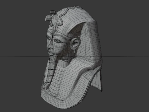 TUTANKAMON MASK 3D Model