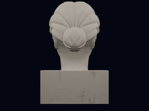 CLEOPATRA HAIR 3D Model