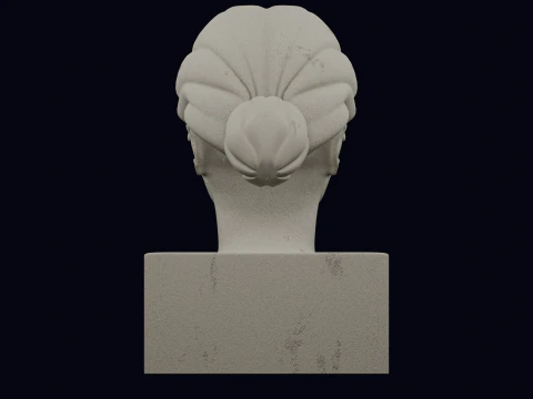 CLEOPATRA HAIR 3D Model