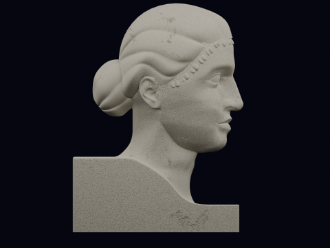 CLEOPATRA HAIR 3D Model